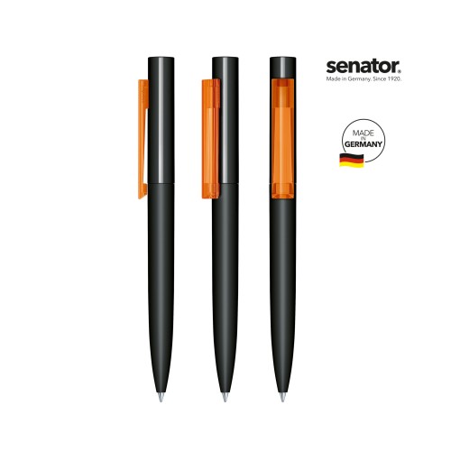 senator Headliner  Soft Touch  Drehkugelschreiber. schwarz,oranje 151