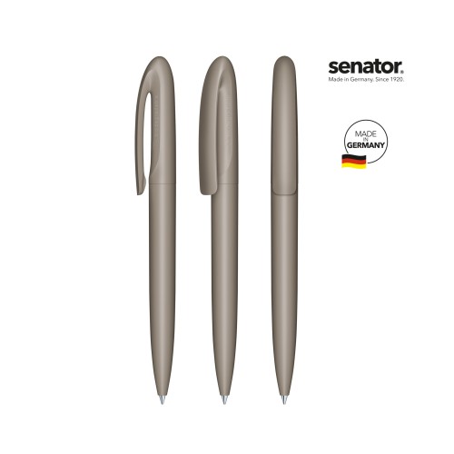 senator Skeye Bio Matt  Drehkugelschreiber, grijs Warm Grijs 10