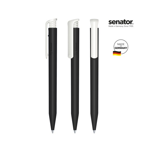 senator Super Hit BIO Druckkugelschreiber, black senator Super Hit BIO Druckkugelschreiber, black