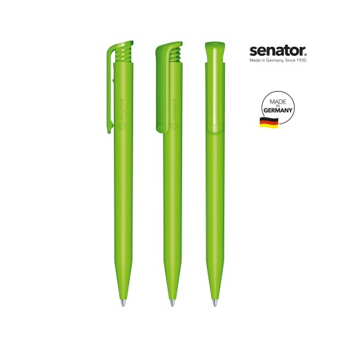 senator Super Hit Matt Recycled  Druckkugelschreiber, grün 376