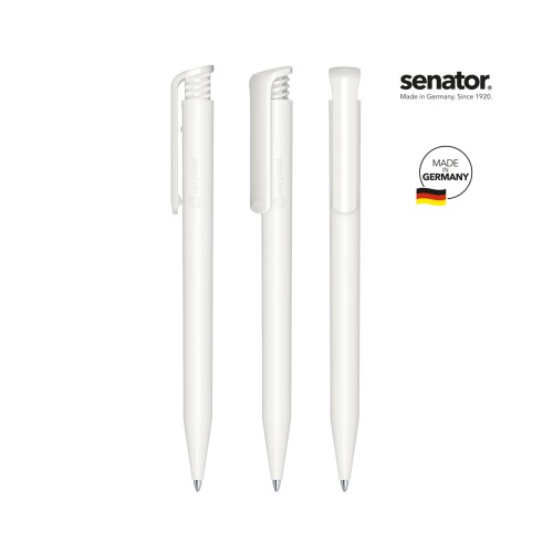 senator Super Hit Matt Recycled  Druckkugelschreiber, wit