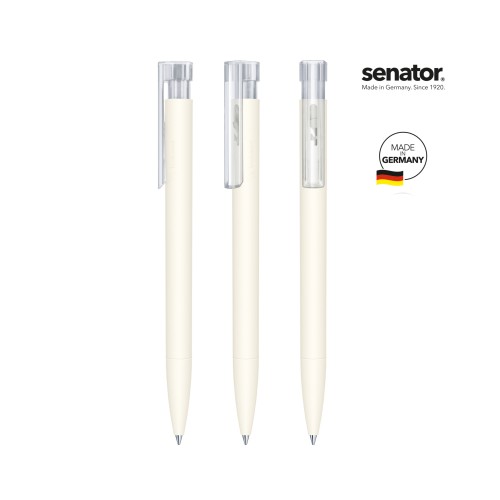 senator Liberty Bio Druckkugelschreiber, natural weiß senator Liberty Bio Druckkugelschreiber, natural weiß