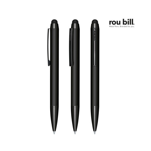 roubill Attract Soft Touch Kugelschreiber Touch Pad Pen, Schwarz roubill Attract Soft Touch Kugelschreiber Touch Pad Pen, Schwarz