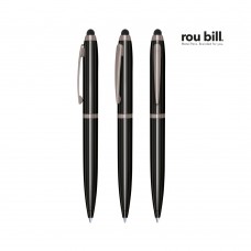 roubill Nautic Black  Drehkugelschreiber, schwarz