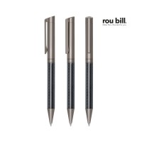 roubill Carbon  Line Black  Drehkugelschreiber, Silber