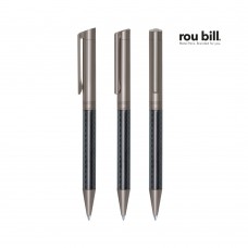 roubill Carbon  Line Black  Drehkugelschreiber, Silber