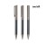 roubill Carbon  Line Black  Drehkugelschreiber, Silber