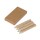 Set bestehend aus 4 Holzbuntstiften SERAFIN, braun