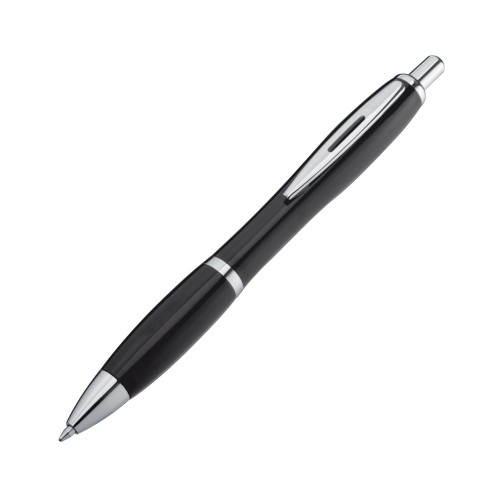 Kunststof pet met metalen clip, zwart