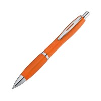 Kunststof pet met metalen clip, oranje
