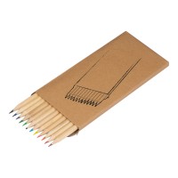 12-delige set kleurpotloden, beige