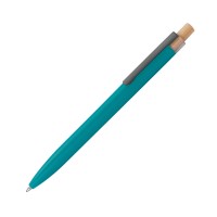 Pen van gerecycled aluminium, turkoois