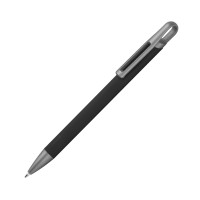 Semi gel pen van gerycled aluminium, zwart
