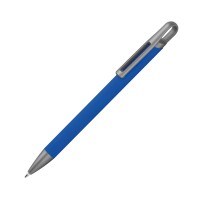 Semi gel pen van gerycled aluminium, blauw