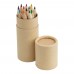12 piece coloured pencil set FRANCISCO, multicolor