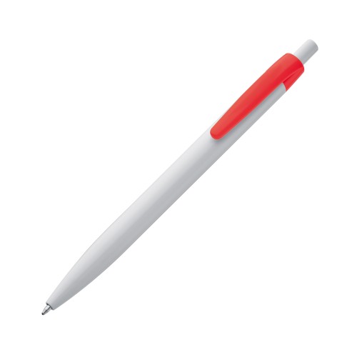 Kunststof pe met gekleurde clip, rood