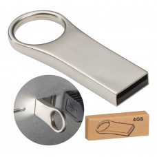 Metal USB Stick 4GB, grey