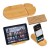 Tablet- und Smartphonehalter aus Bambus HAILEY, beige