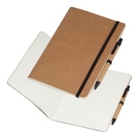 A5 schrift met pen, zwart