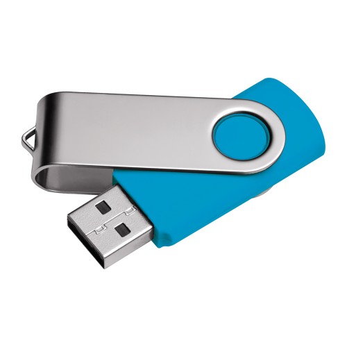 USB-stick, lichtblauw