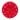 Wandklok met thermometer en hygrometer, rood