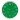 Wandklok met thermometer en hygrometer, groen