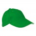 6-panel sandwich katoenen baseballcap, groen 6-panel sandwich katoenen baseballcap, groen