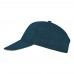 6-panel sandwich katoenen baseballcap, turkoois