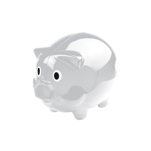 Transparentes Sparschwein TRUDY, transparent