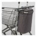 Opvouwbare boodschappen trolley, antraciet