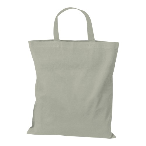 Baumwolltasche mit kurzen Henkeln MARSHALL, grau Baumwolltasche mit kurzen Henkeln MARSHALL, grau