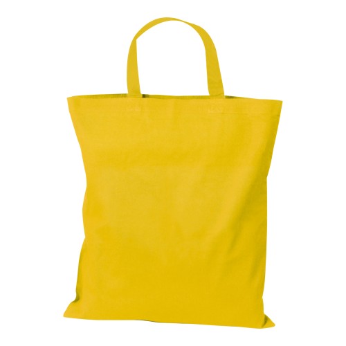 Baumwolltasche mit kurzen Henkeln MARSHALL, gelb Baumwolltasche mit kurzen Henkeln MARSHALL, gelb