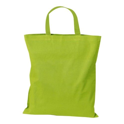 Baumwolltasche mit kurzen Henkeln MARSHALL, apfelgrün