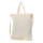 Cotton bag with 3 handles ABIGAIL, white