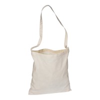 Cotton bag with long handle XAVER, white