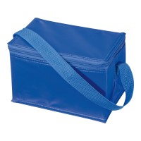 Koeltas voor 6 blikjes van 0.33 cl, blauw