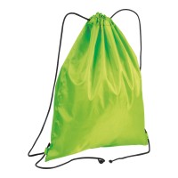 Gym bag van polyester, appelgroen