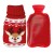 Hand warmer with Christmas knitted cover ROMEO, red