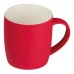 Drinkbeker met rubbercoating, rood Drinkbeker met rubbercoating, rood