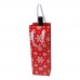 Weihnachtstragetüte aus Papier für eine Flasche ADELHEID, rot Weihnachtstragetüte aus Papier für eine Flasche ADELHEID, rot