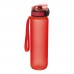 Sport drinkfles van kunststof, rood