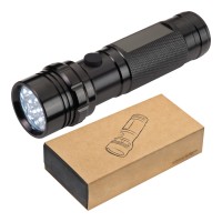 Zaklamp met 14 LEDs, zwart