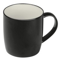 Tasse aus Porzellan. 300ml PIETRO, schwarz