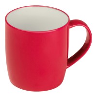 Tasse aus Porzellan. 300ml PIETRO, rot