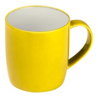Tasse aus Porzellan. 300ml PIETRO, gelb
