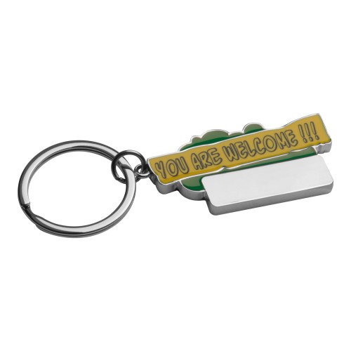 Sleutelhanger You are welcome, groen