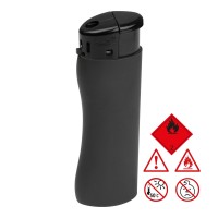 Ergonomic electronic lighter ANATOL, black