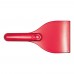 Kunststof frosted ijskrabber, rood