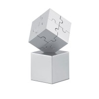 3D-Puzzle KUBZLE, mattsilber