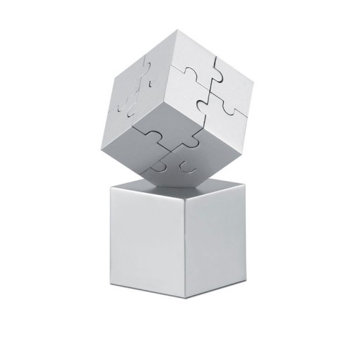 3D-Puzzle KUBZLE, mattsilber 3D-Puzzle KUBZLE, mattsilber